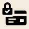 lock and card icon