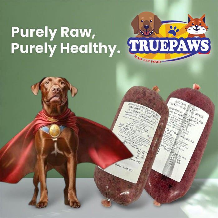 Premium Dog Food. Frozen minced BEEF HEARTS . BARF RAW DIET 20 x 500g Chubs 10kg box