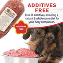 Premium Dog Food. Frozen minced BEEF HEARTS . BARF RAW DIET 20 x 500g Chubs 10kg box