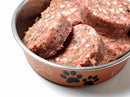 Raw Dog Food Frozen Minced Chicken and Green Tripe Chubs For Dogs Complete BARF Diet