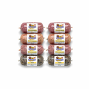 [Variety Pack] Premium Quality Frozen Raw Dog Food - Chicken, Chicken & Veg, Tripe, Beef & Chicken BARF Diet 12 kg
